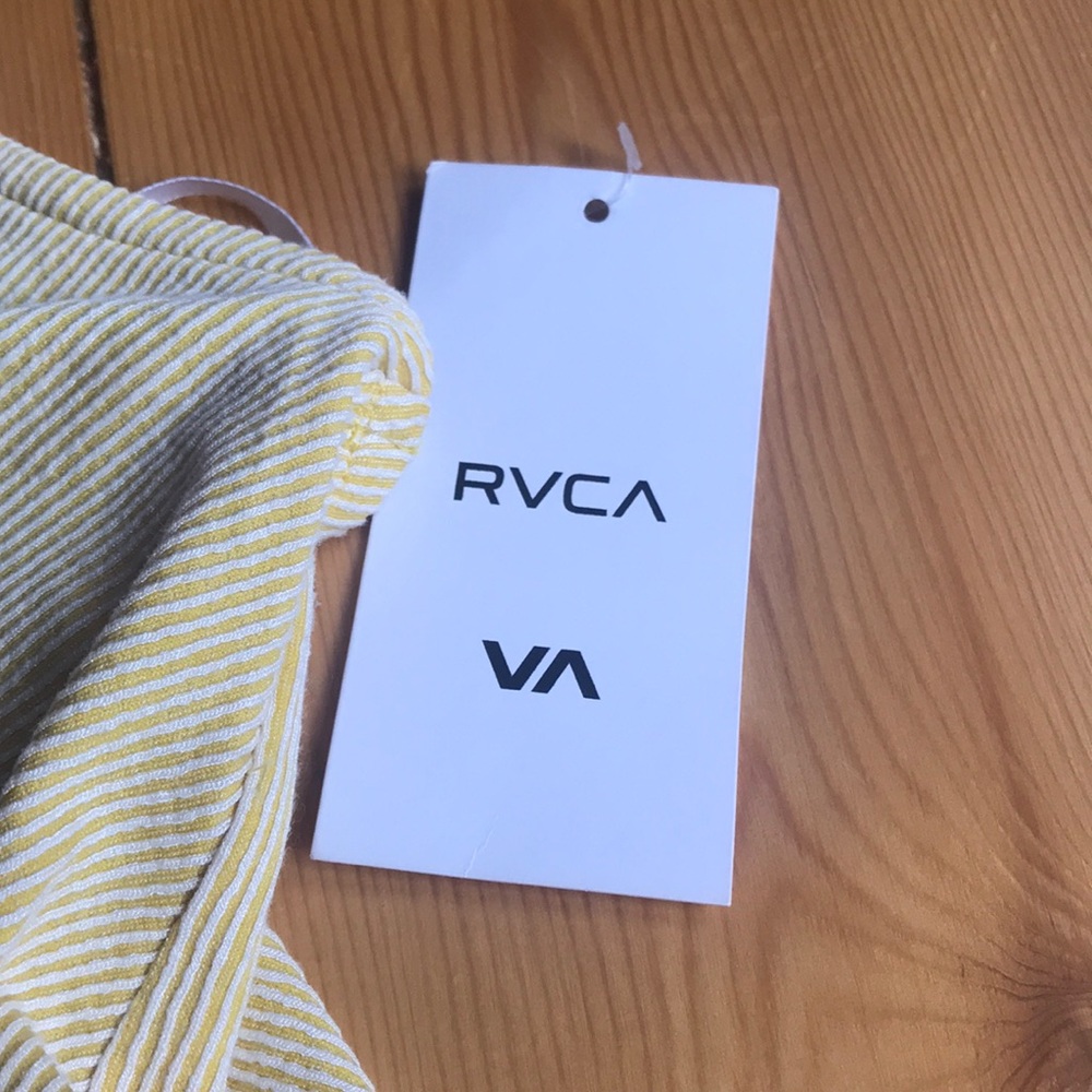 RVCA yellow ribbed midi dress - Picture 5 of 8